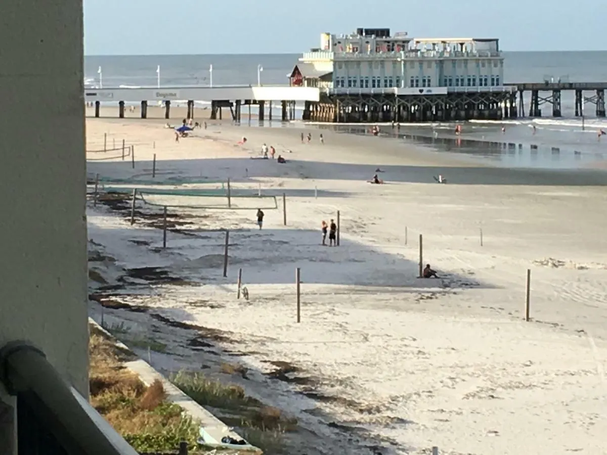 Ocean View - Direct Ocean Front-Pool Is Open Lägenhet Daytona Beach